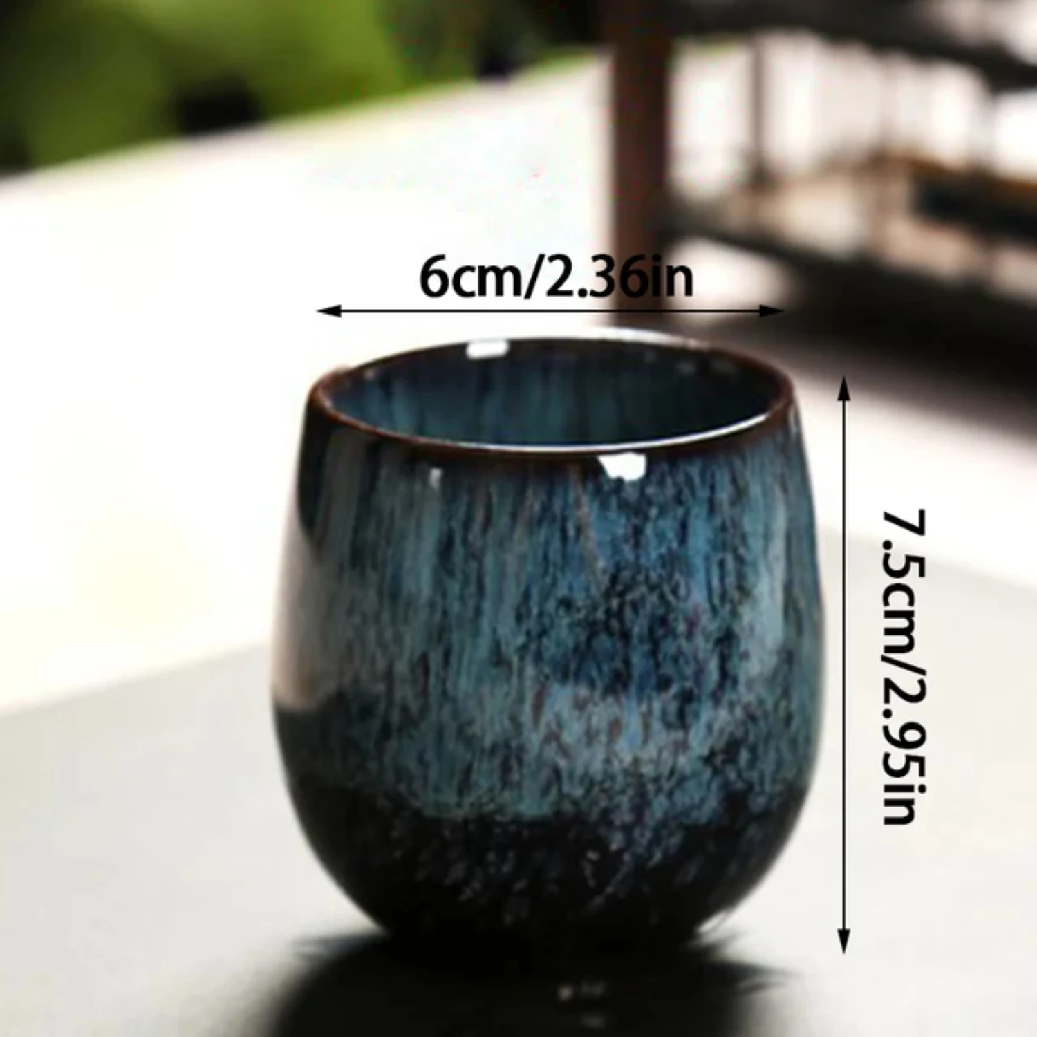 150ml Espresso Coffee Mugs Cups Fancy Glaze Ceramic Latte Teacup Porcelain Tea Cup Mug Kung Fu Cup Drinkware Whiskey Glass Cup